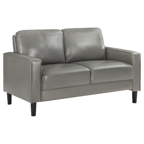 Calloway Upholstered Track Arm Loveseat GreyGrey