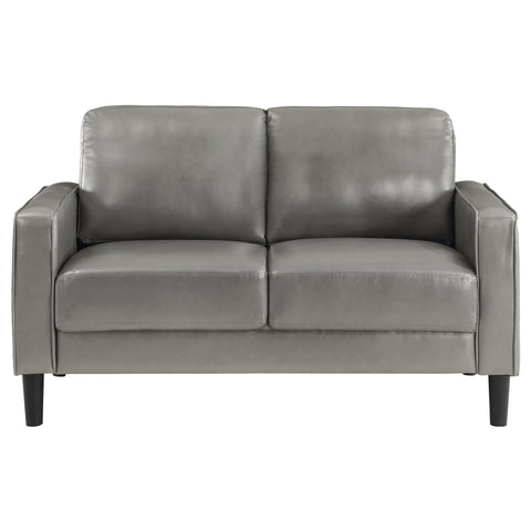Calloway Upholstered Track Arm Loveseat GreyGrey