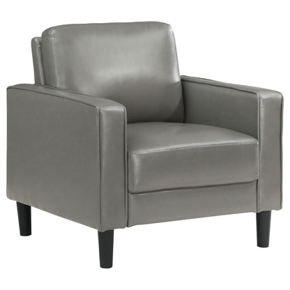 Calloway Upholstered Track Arm Accent Chair GreyGrey