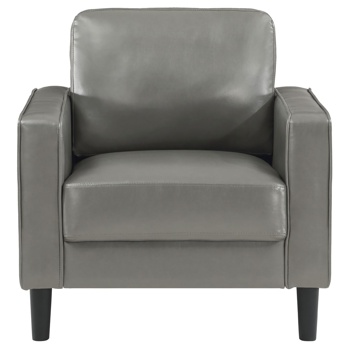 calloway upholstered track arm accent chair greygrey