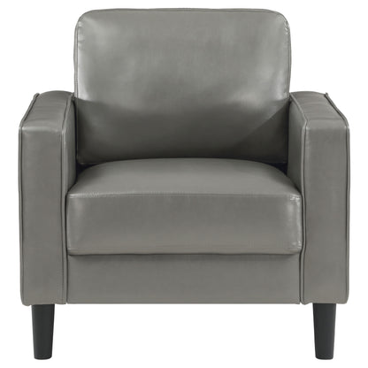 Calloway Upholstered Track Arm Accent Chair GreyGrey