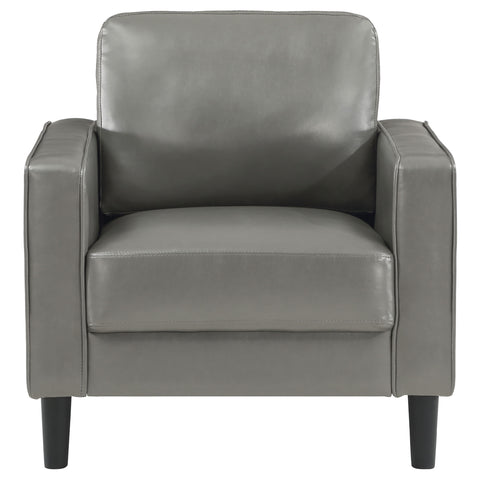 Calloway Upholstered Track Arm Accent Chair GreyGrey