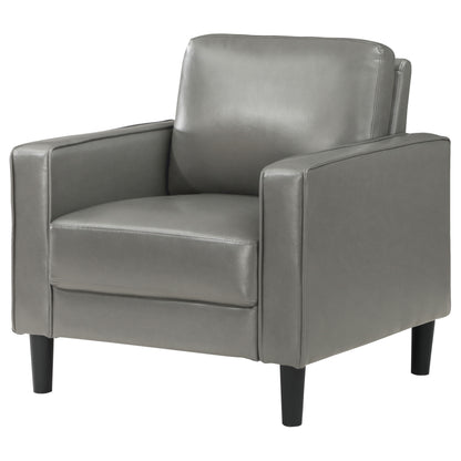 Calloway Upholstered Track Arm Accent Chair GreyGrey