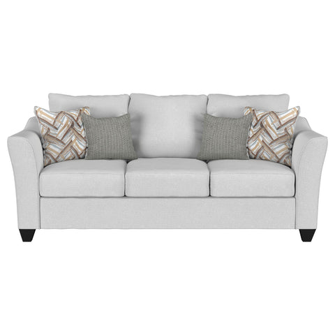 Howie 3-piece Upholstered Flared Arm Sofa Set SandSand