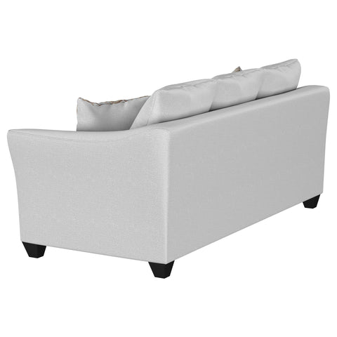 Howie 3-piece Upholstered Flared Arm Sofa Set SandSand