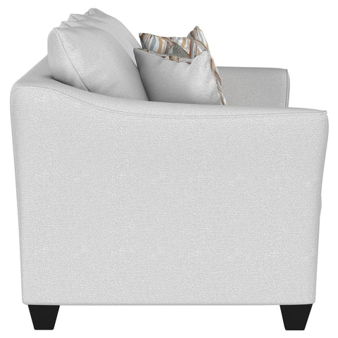 Howie 3-piece Upholstered Flared Arm Sofa Set SandSand