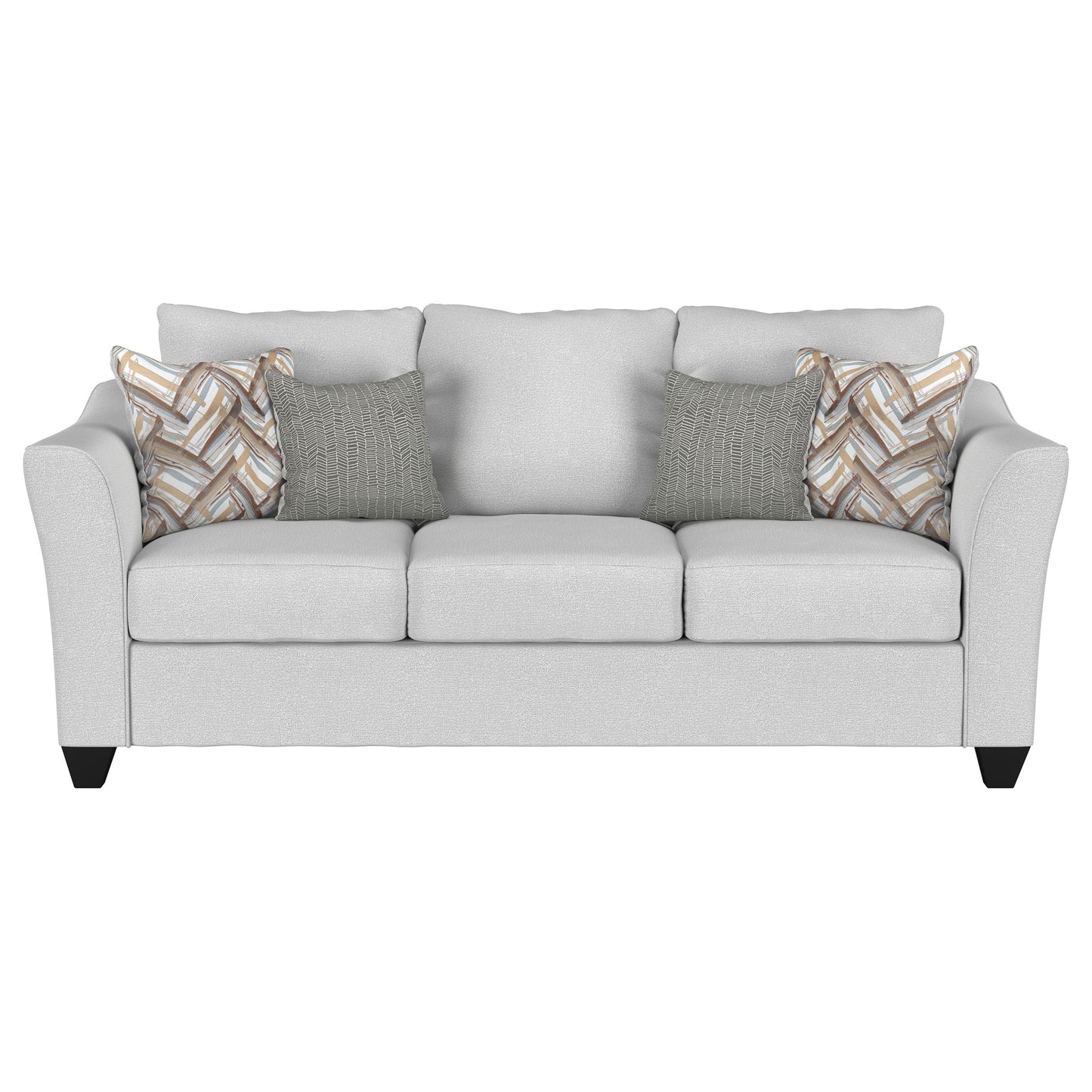 howie upholstered flared arm sofa sandsand