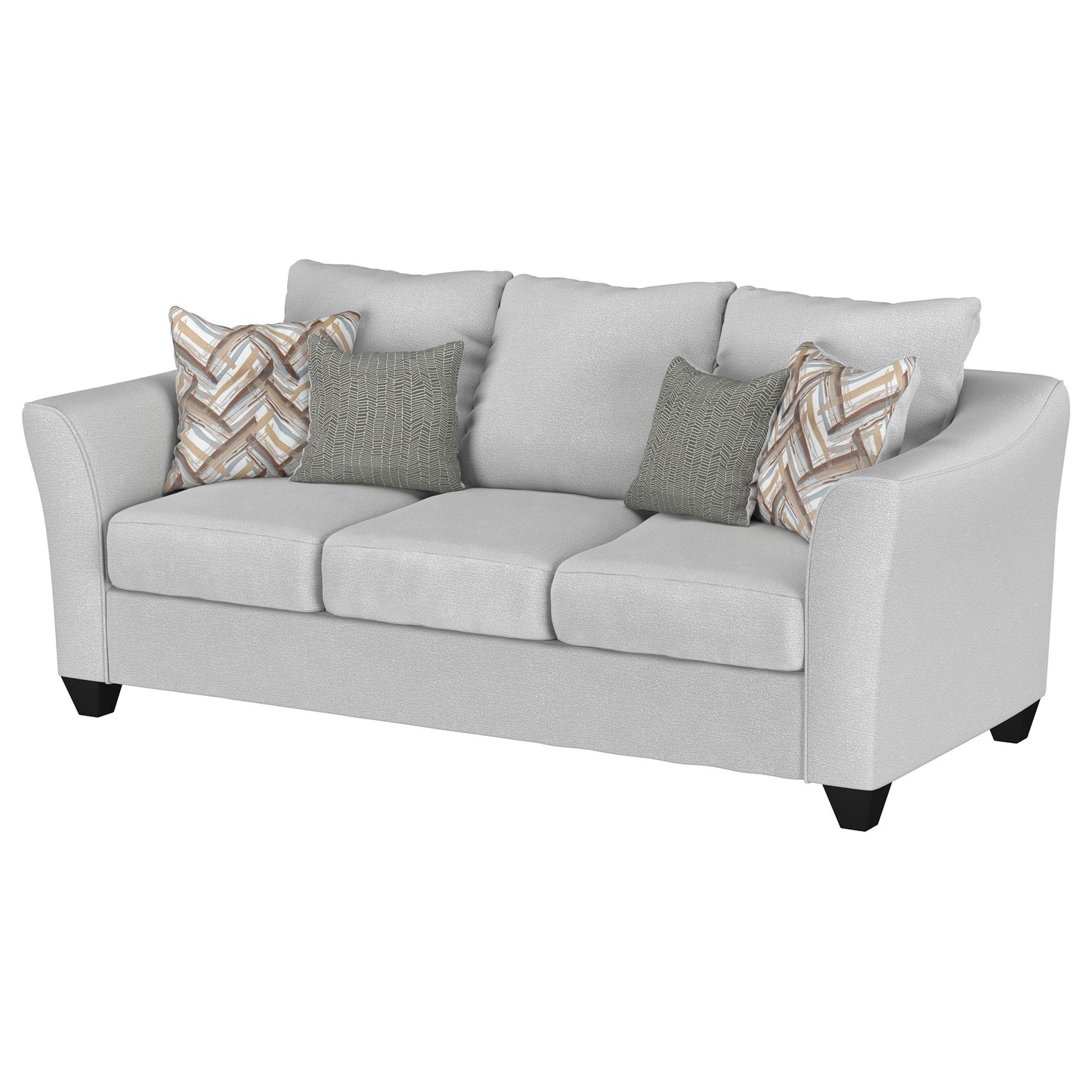 howie upholstered flared arm sofa sandsand