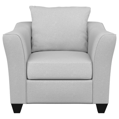 Howie Upholstered Flared Arm Accent Chair SandSand