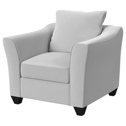 Howie Upholstered Flared Arm Accent Chair SandSand