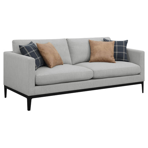 Stark Upholstered Track Arm Sofa Light GreyLight Grey