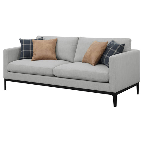 Stark Upholstered Track Arm Sofa Light GreyLight Grey