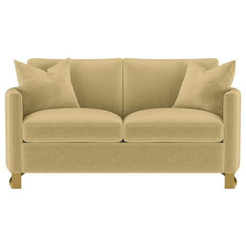 Raleigh 2-piece Velvet Upholstered Sofa Set Camel