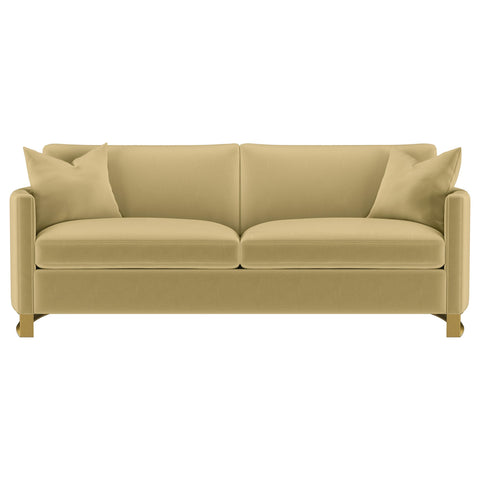 Raleigh Upholstered Curved Track Arm Sofa Camel