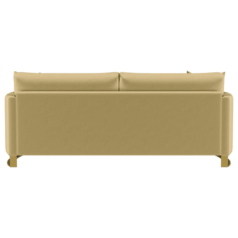 Raleigh Upholstered Curved Track Arm Sofa Camel