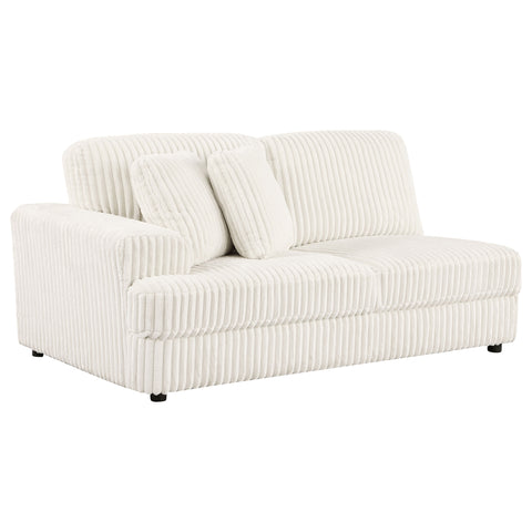 Julio 4-piece Upholstered Modular Sectional Sofa IvoryIvory