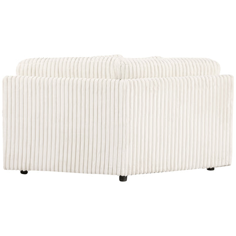 Leorio Upholstered Wedge Ivory