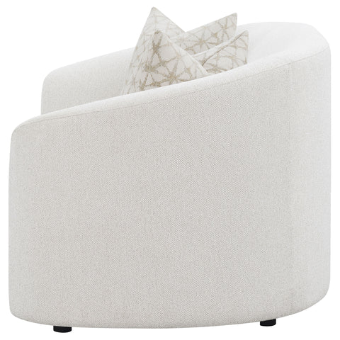 Cascade Boucle Upholstered Sloped Arm Loveseat LatteLatte