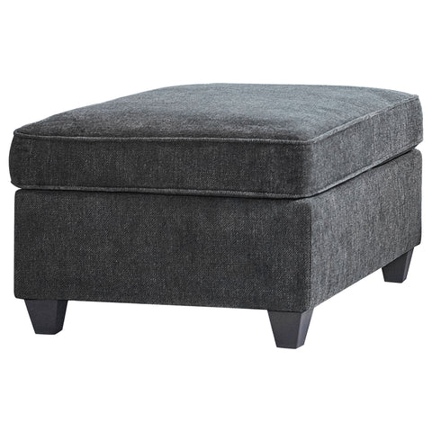 Finley Rectangular Upholstered Ottoman Dark GreyDark Grey