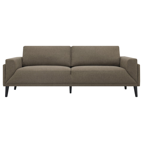 Jackman Upholstered Track Arm Sofa BrownBrown