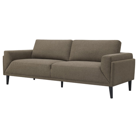 Jackman Upholstered Track Arm Sofa BrownBrown