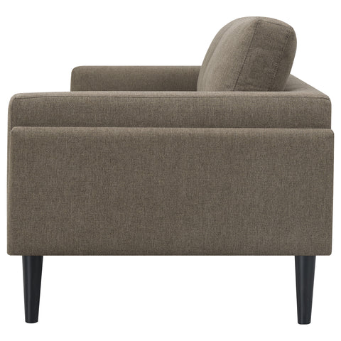 Jackman Upholstered Track Arm Sofa BrownBrown