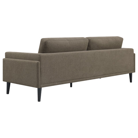 Jackman Upholstered Track Arm Sofa BrownBrown
