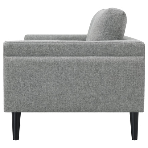 Jackman Upholstered Track Arm Loveseat GreyGrey