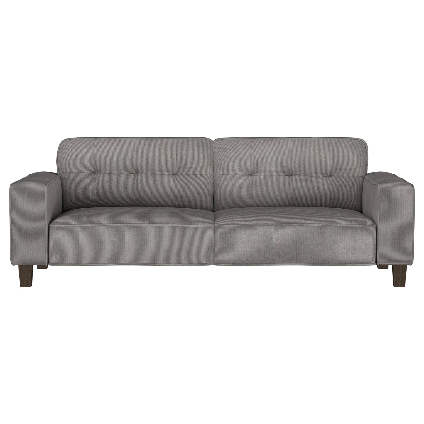 leilani upholstered track arm tufted sofa charcoalcharcoal