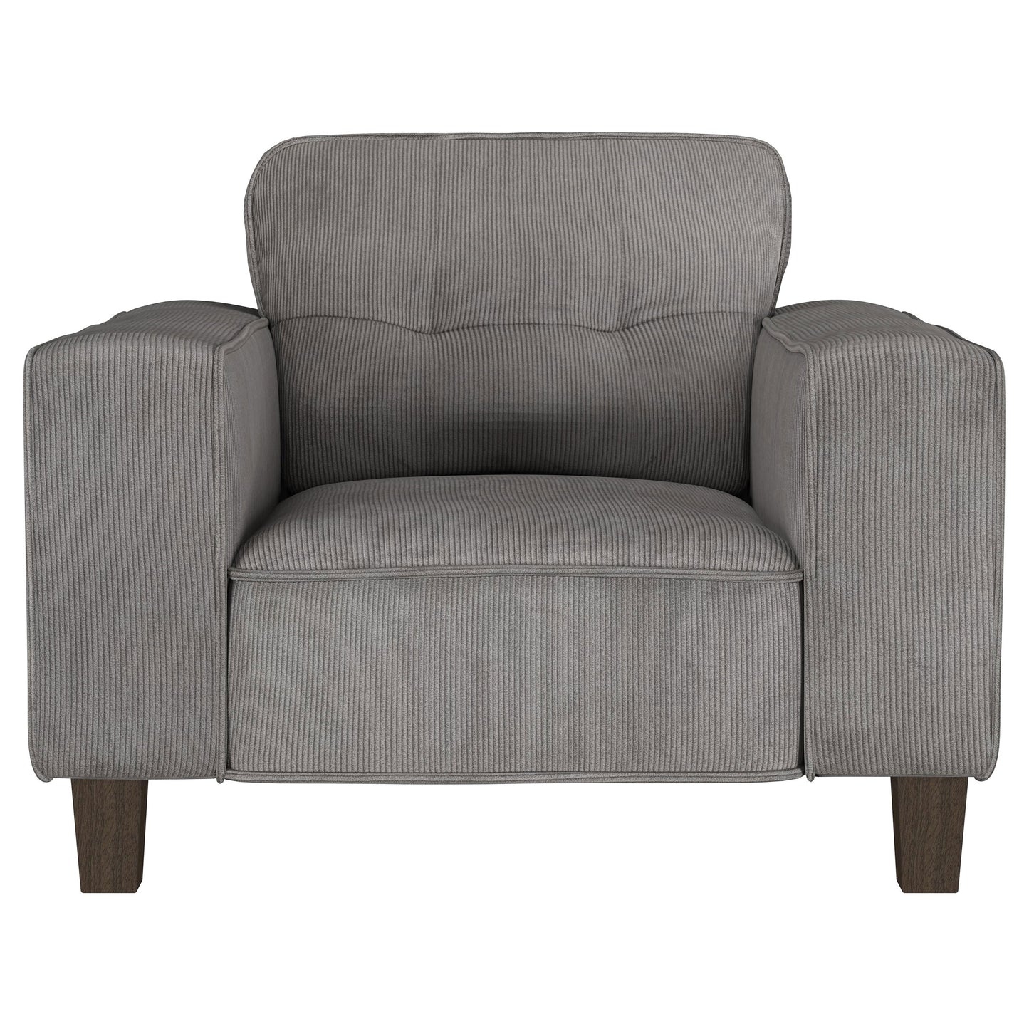 leilani upholstered track arm tufted accent chair charcoalcharcoal