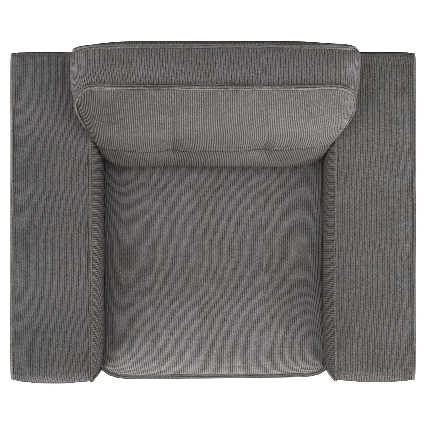 sandy upholstered track arm tufted accent chair charcoal