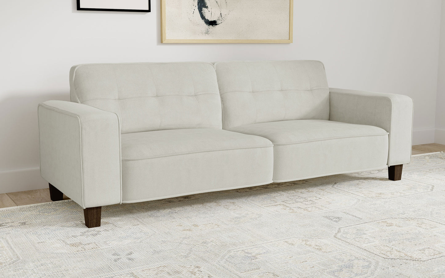 leilani upholstered track arm tufted sofa greigegreige