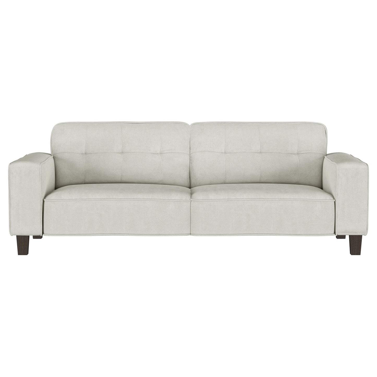 leilani upholstered track arm tufted sofa greigegreige