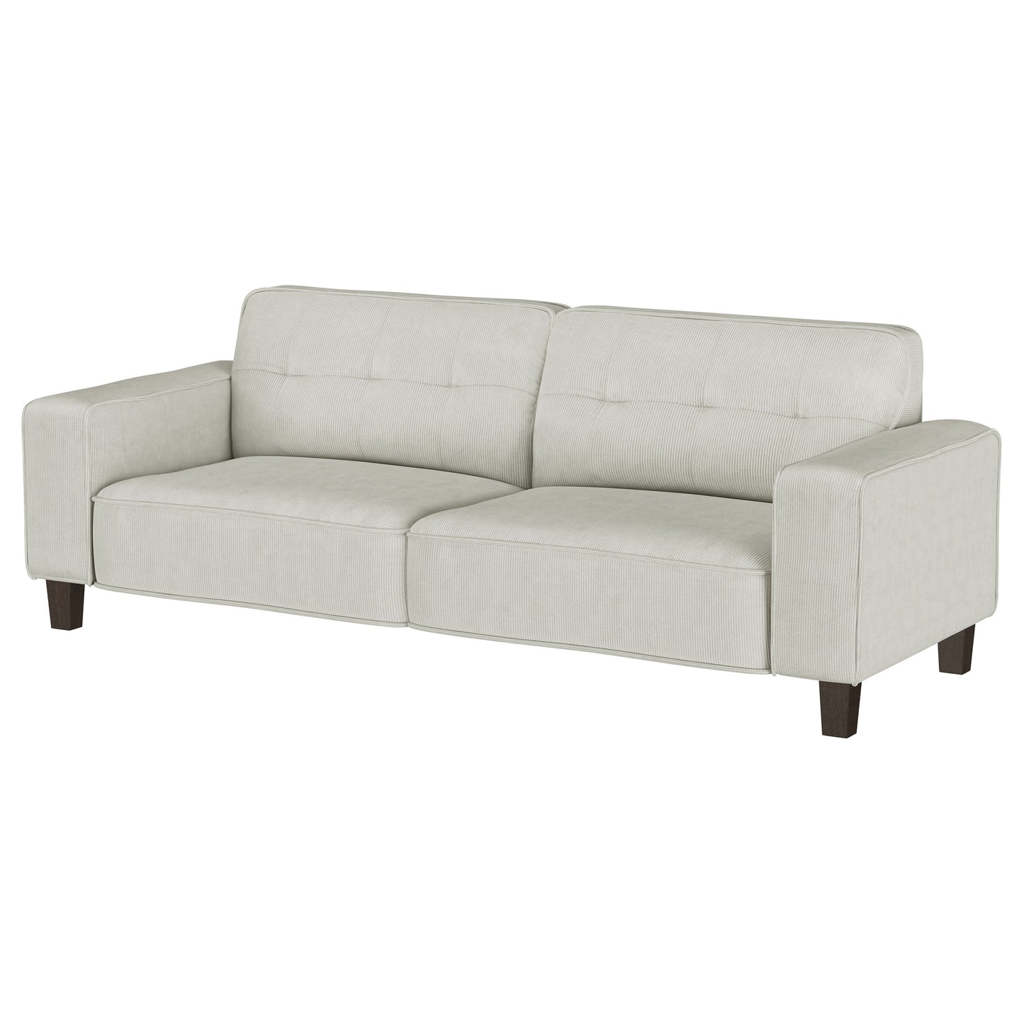 leilani upholstered track arm tufted sofa greigegreige