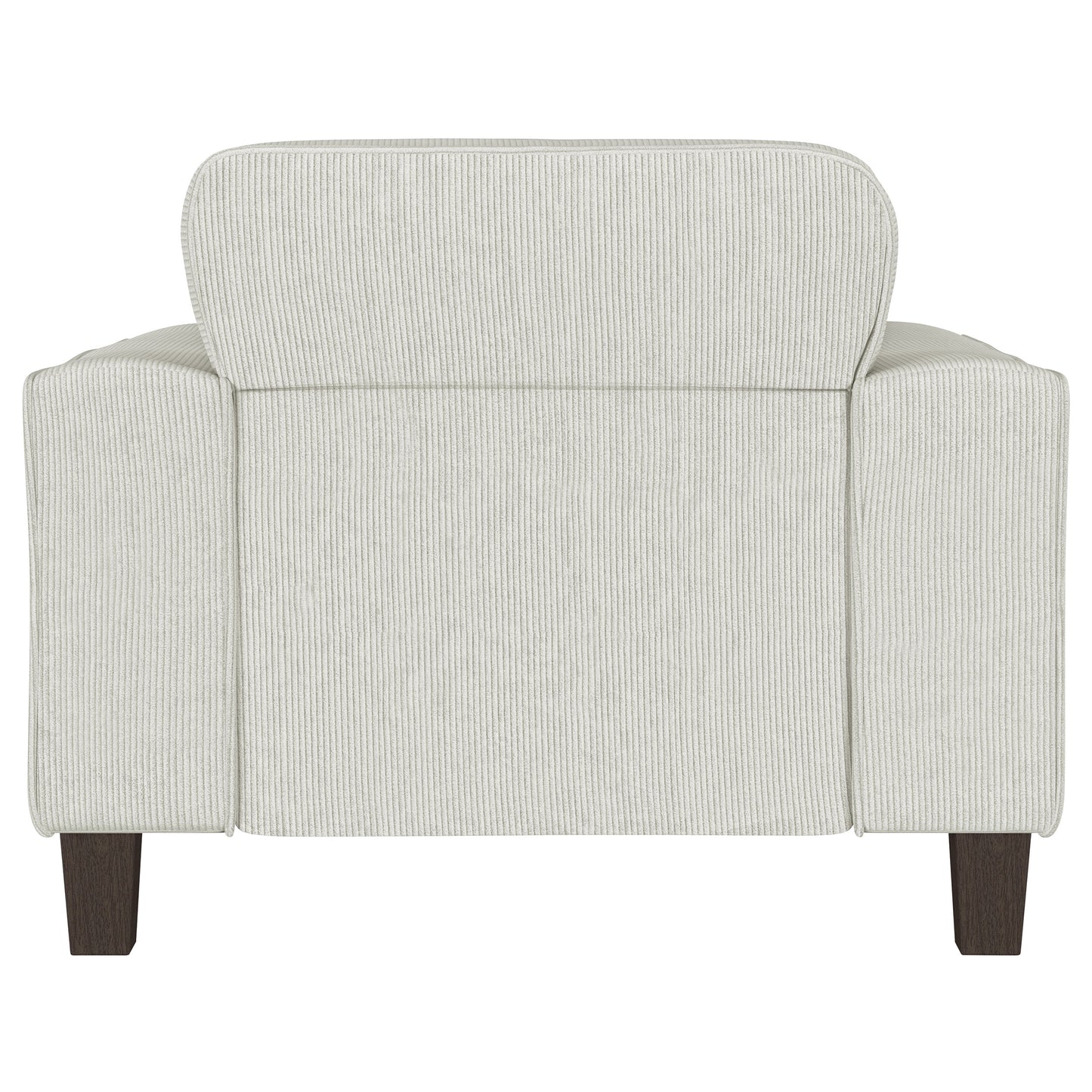 sandy upholstered track arm tufted accent chair greige