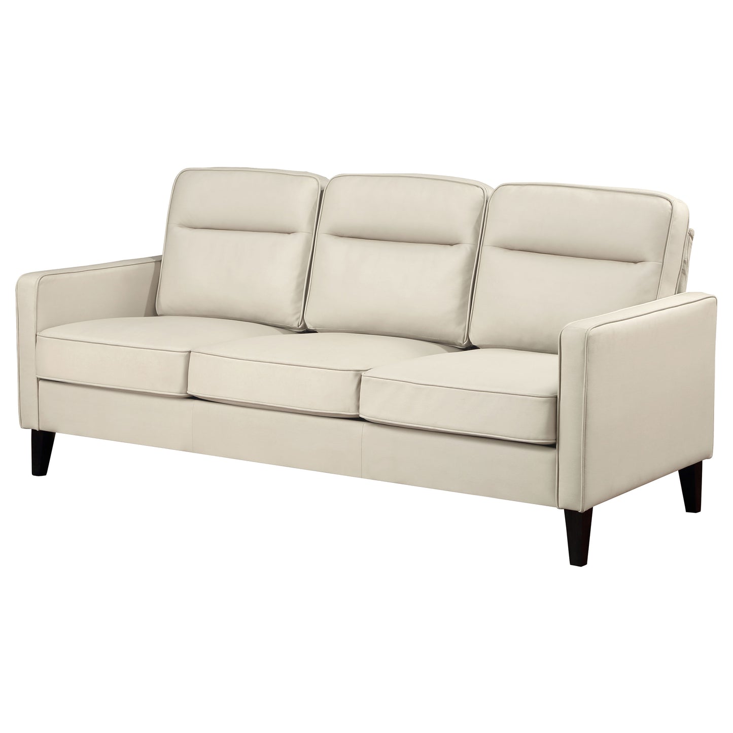 rollo upholstered track arm sofa ivoryivory