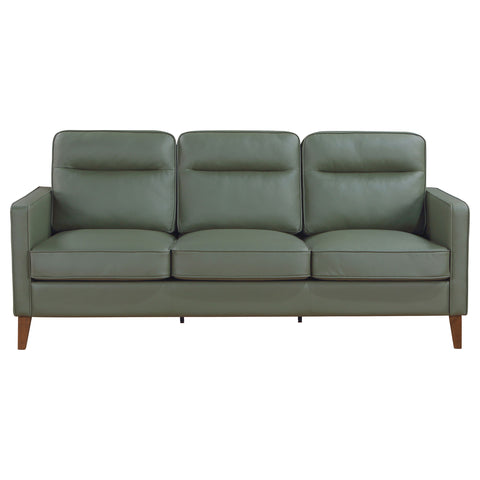 Rollo Upholstered Track Arm Sofa GreenGreen