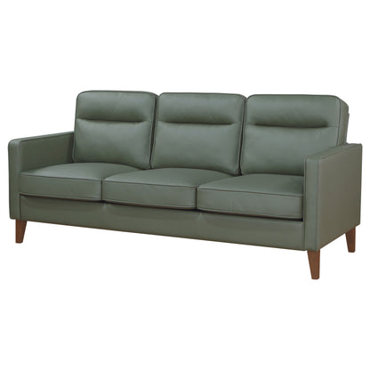 Rollo Upholstered Track Arm Sofa GreenGreen