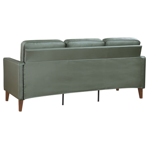Rollo Upholstered Track Arm Sofa GreenGreen