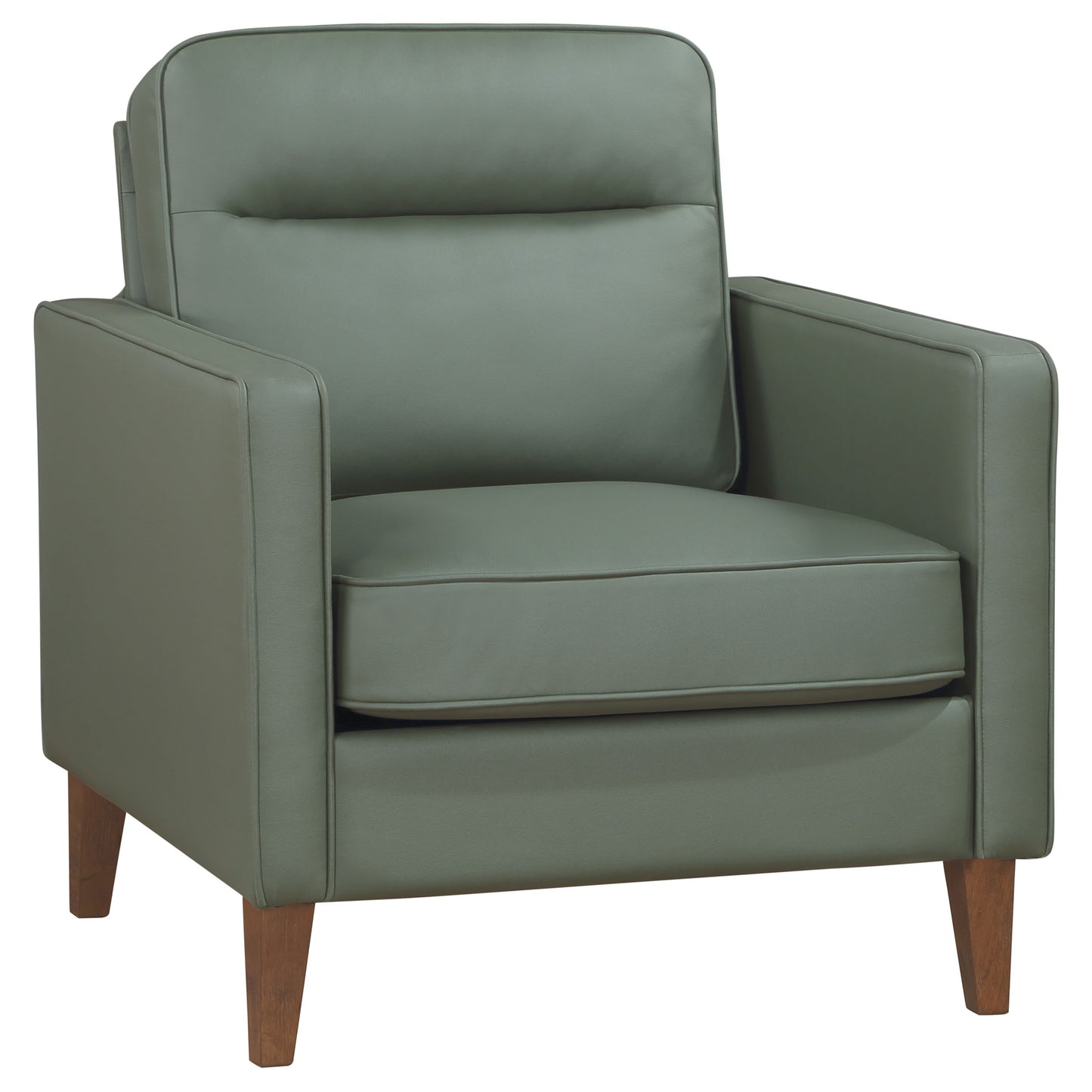 rollo upholstered track arm accent chair greengreen