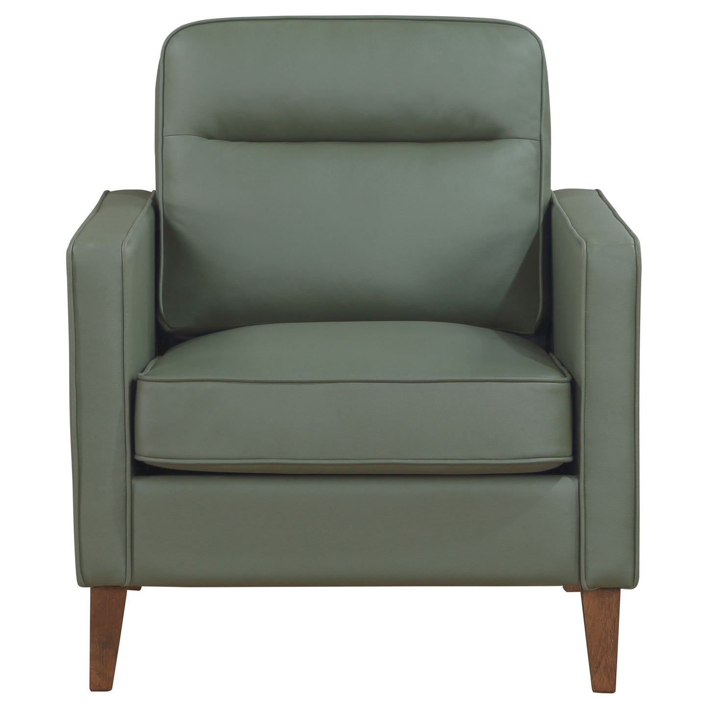 franco upholstered track arm accent chair green