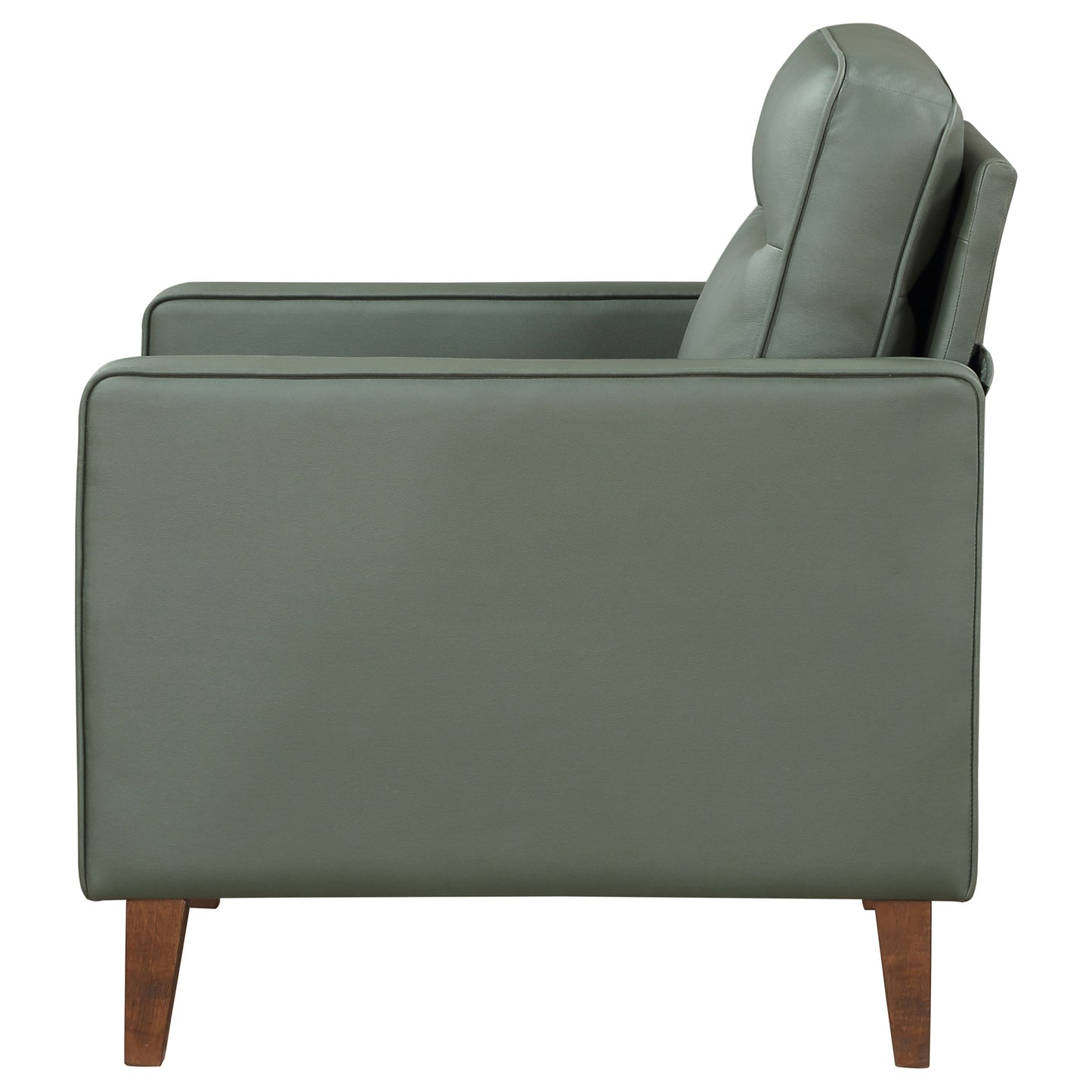 franco upholstered track arm accent chair green