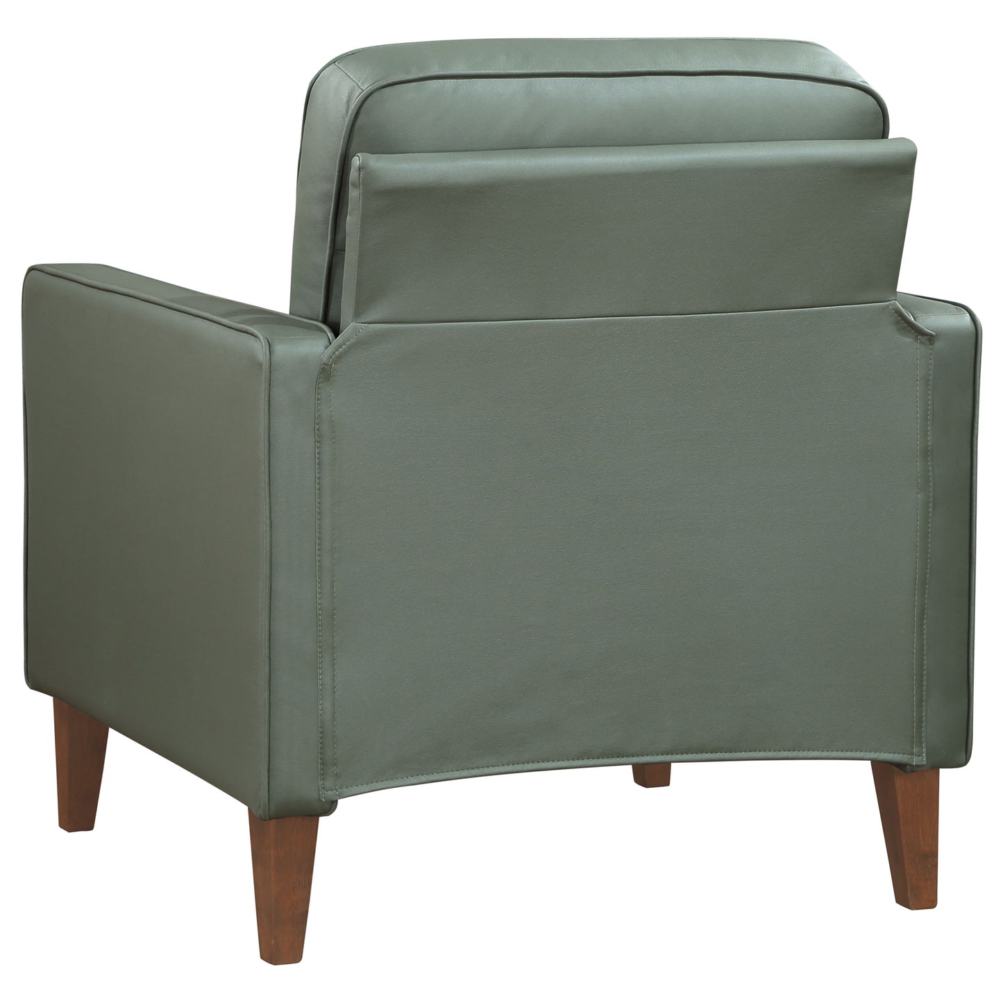 franco upholstered track arm accent chair green