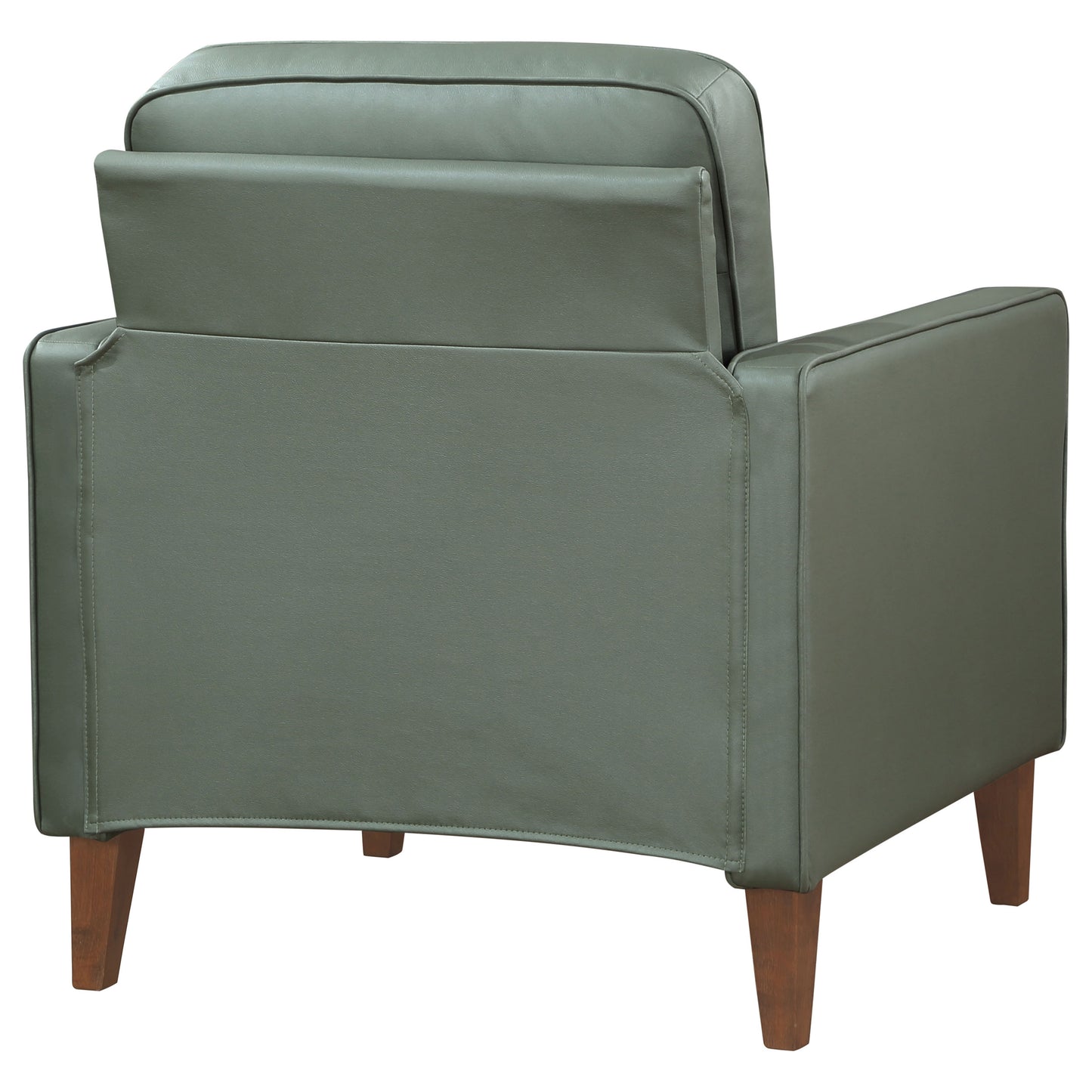 franco upholstered track arm accent chair green