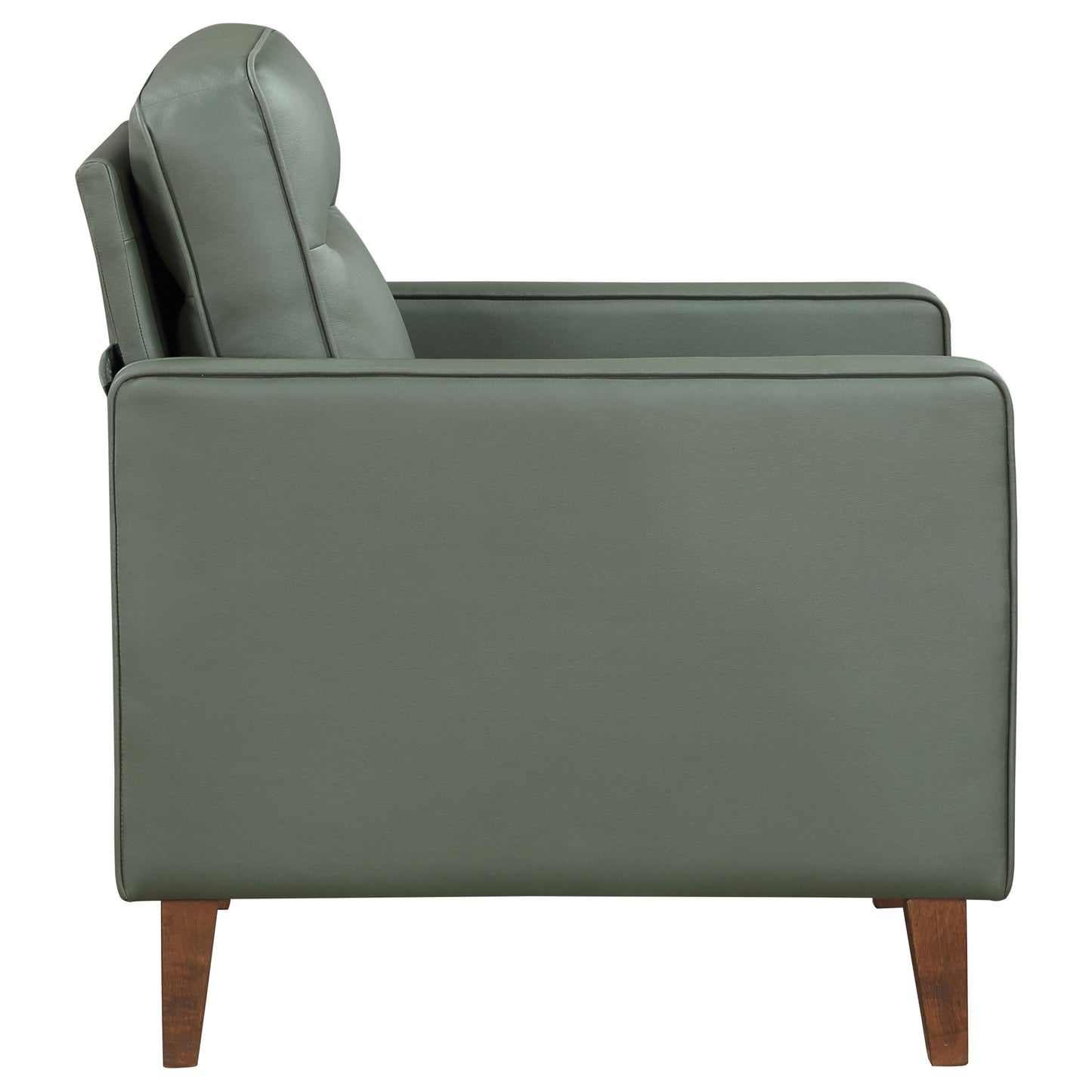 franco upholstered track arm accent chair green