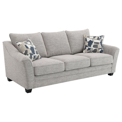 Mccord Boucle Upholstered Sofa Light GreyLight Grey