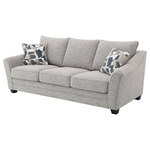 Mccord Boucle Upholstered Sofa Light GreyLight Grey