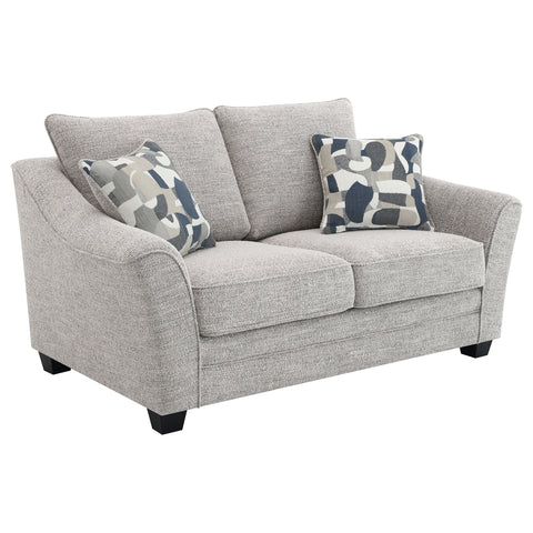 Mccord Boucle Upholstered Loveseat Light GreyLight Grey