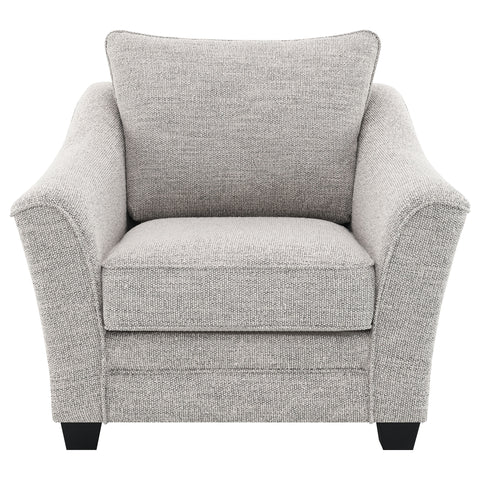 Mccord Boucle Upholstered Chair Light GreyLight Grey