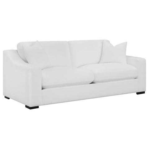 Mercer Upholstered Sloped Arm Sofa WhiteWhite